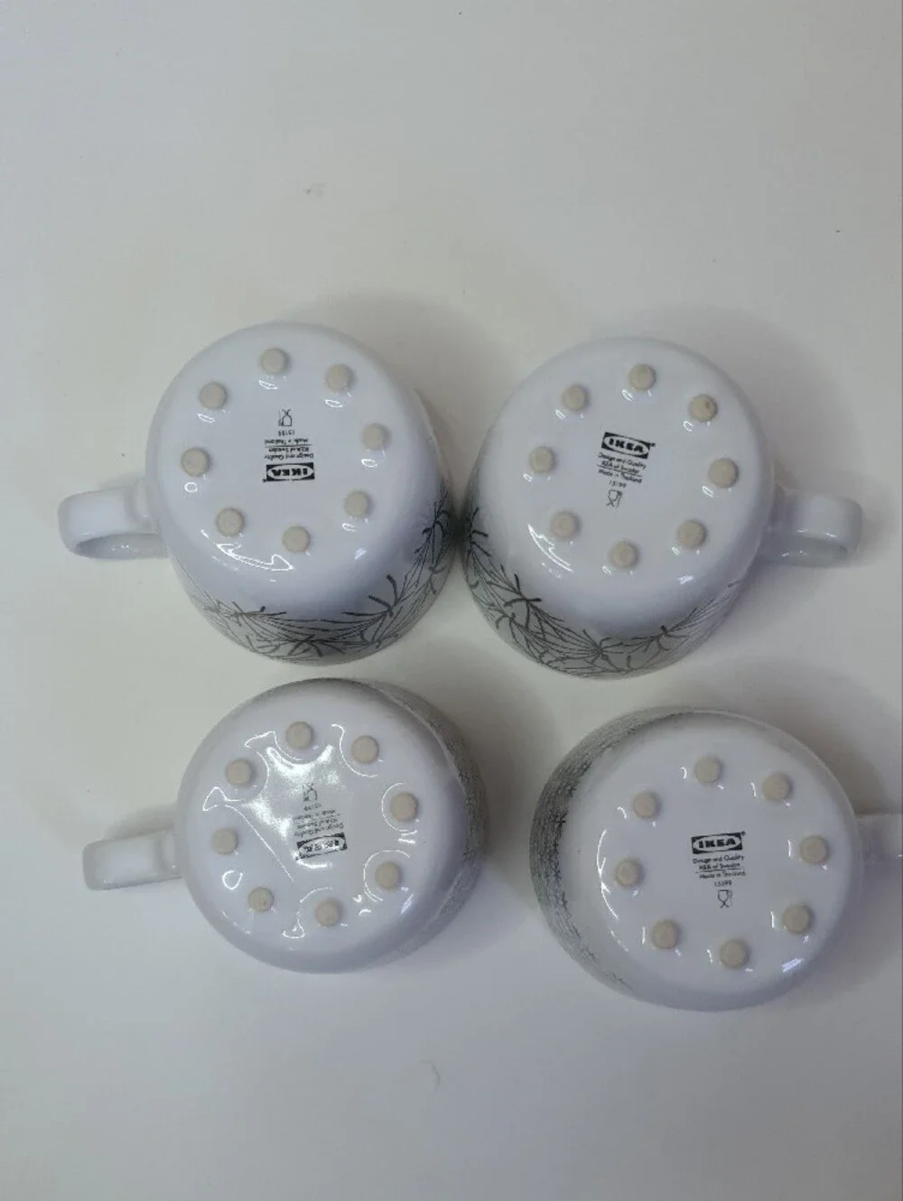Ikea Ungdom Cups / Mugs Set of 4 + Free Gift
